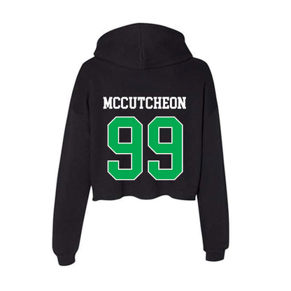 Marshall - NCAA Women's Soccer : Katie McCutcheon - Women's Crop Fleece Hooded Sweatshirt-1