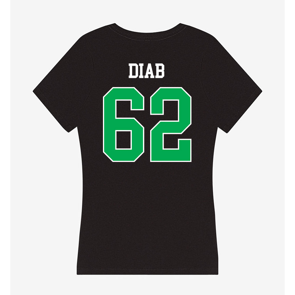 Marshall - NCAA Football : Marwan Diab - Women's V-Neck T-Shirt-1