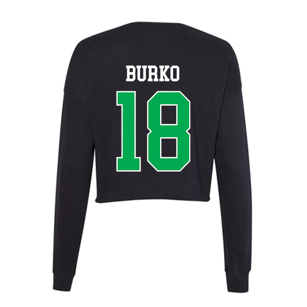 Marshall - NCAA Softball : Sydni Burko - Women's Cropped Crew Fleece-1