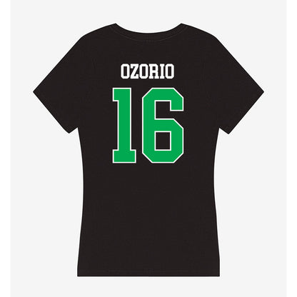 Marshall - NCAA Women's Soccer : Larissa Ozorio - Women's V-Neck T-Shirt-1
