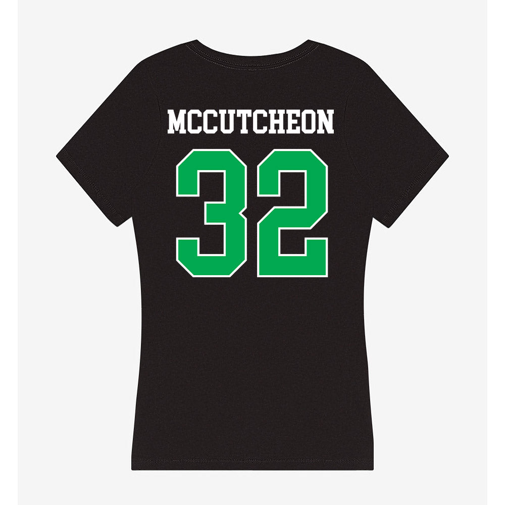 Marshall - NCAA Women's Soccer : Katie McCutcheon - Women's V-Neck T-Shirt-1