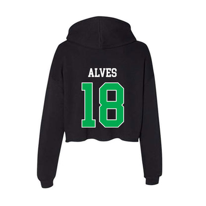 Marshall - NCAA Women's Soccer : Marcella Alves - Women's Crop Fleece Hoodie-1