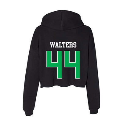 Marshall - NCAA Baseball : Carter Walters - Women's Crop Fleece Hoodie-1