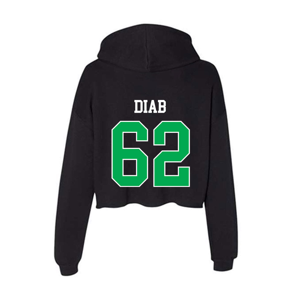 Marshall - NCAA Football : Marwan Diab - Women's Crop Fleece Hoodie-1