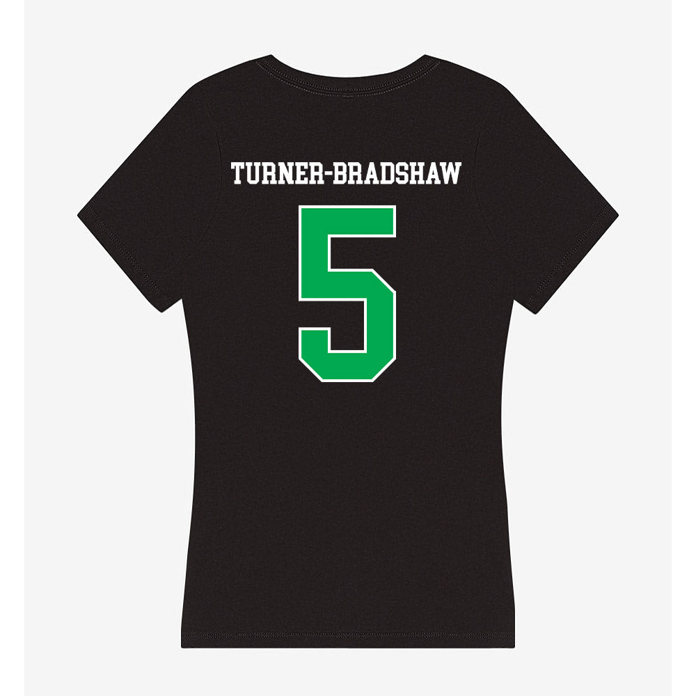 Marshall - NCAA Football : Xayvion Turner-Bradshaw - Women's V-Neck T-Shirt-1