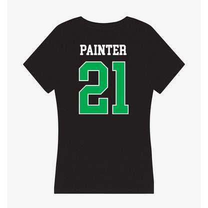 Marshall - NCAA Football : Keydel Painter - Women's V-Neck T-Shirt-1