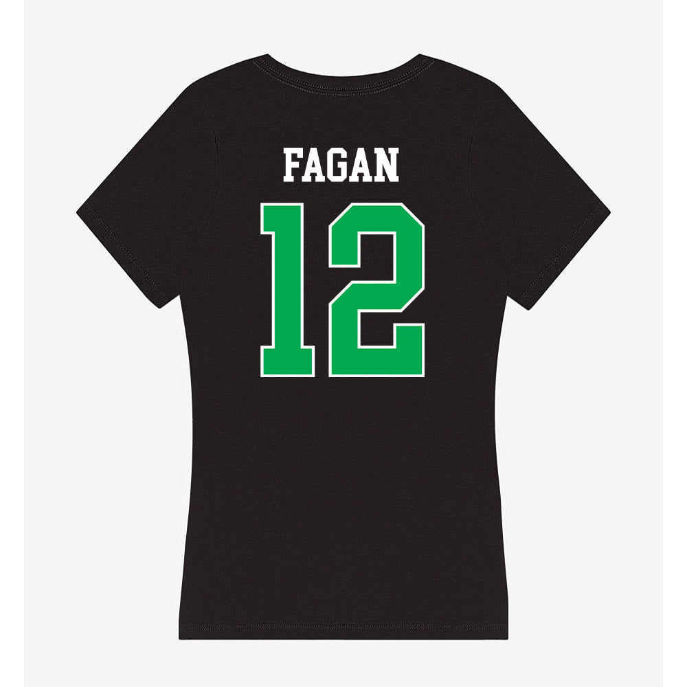 Marshall - NCAA Football : Koi Fagan - Women's V-Neck T-Shirt-1
