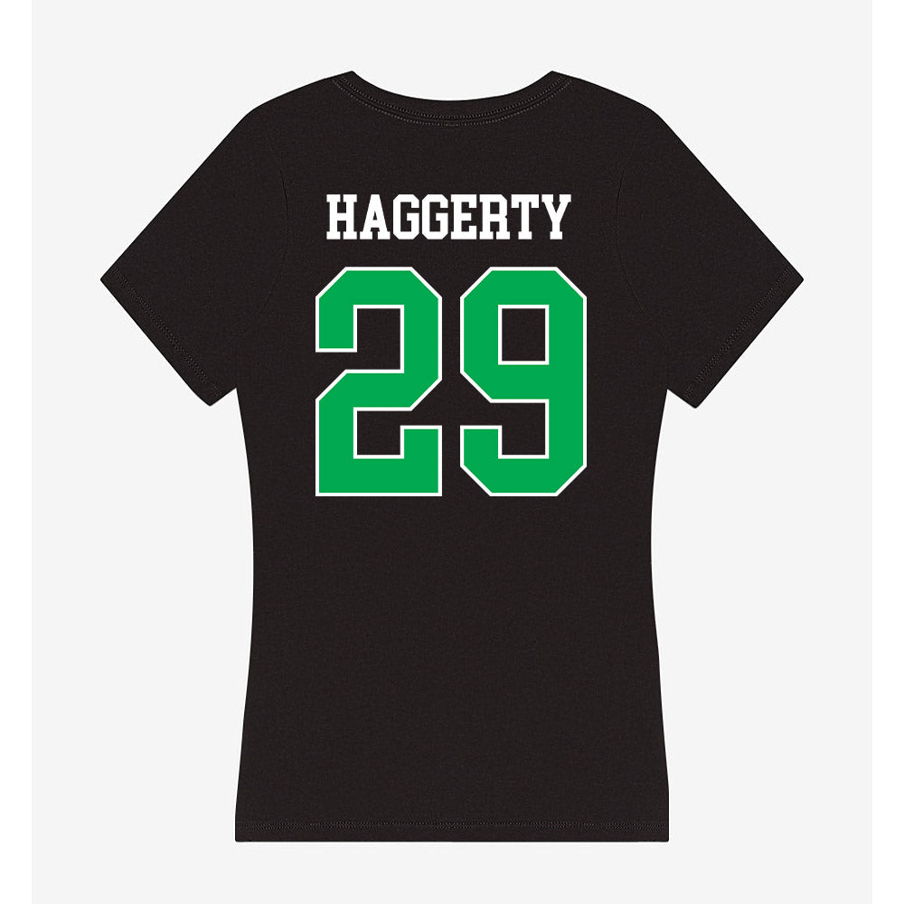 Marshall - NCAA Football : Jason Haggerty - Women's V-Neck T-Shirt-1