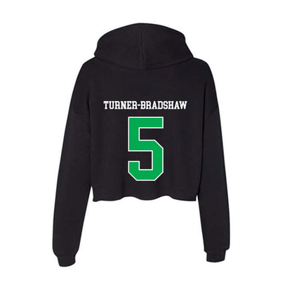 Marshall - NCAA Football : Xayvion Turner-Bradshaw - Women's Crop Fleece Hoodie-1