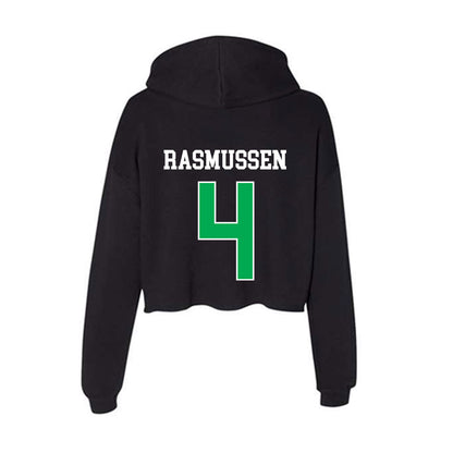 Marshall - NCAA Men's Basketball : Luke Rasmussen - Women's Crop Fleece Hoodie-1