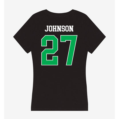 Marshall - NCAA Women's Soccer : Ruby Johnson - Women's V-Neck T-Shirt-1