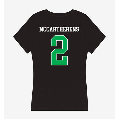 Marshall - NCAA Football : Charles McCartherens - Women's V-Neck T-Shirt-1