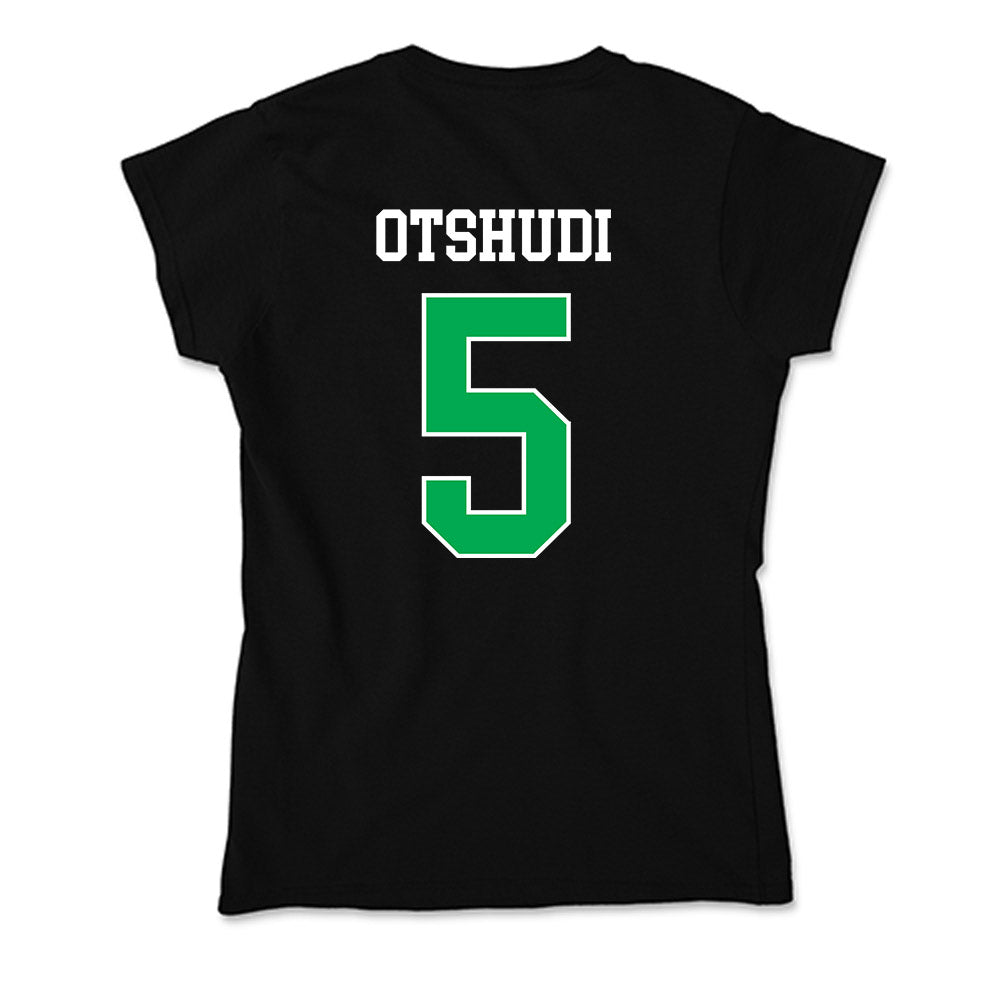 Marshall - NCAA Men's Basketball : Noah Otshudi - Soft Style Women’s T-Shirt-1