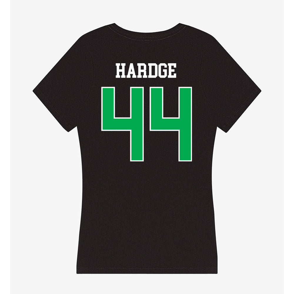 Marshall - NCAA Football : Kenyatta Hardge - Women's V-Neck T-Shirt-1