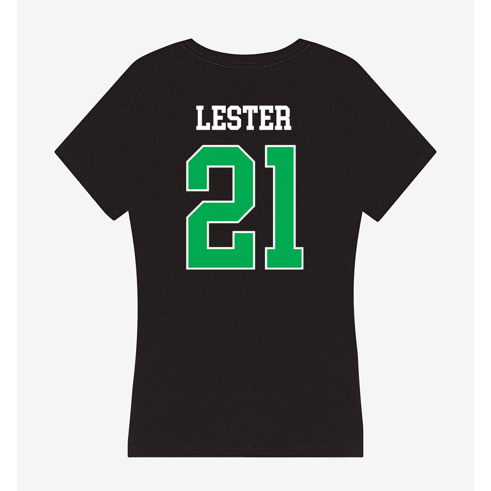 Marshall - NCAA Football : TJ Lester - Women's V-Neck T-Shirt-1