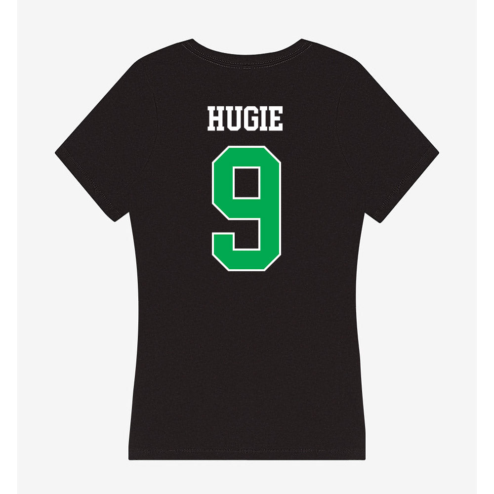 Marshall - NCAA Men's Basketball : Shamarrie Hugie - Women's V-Neck T-Shirt-1