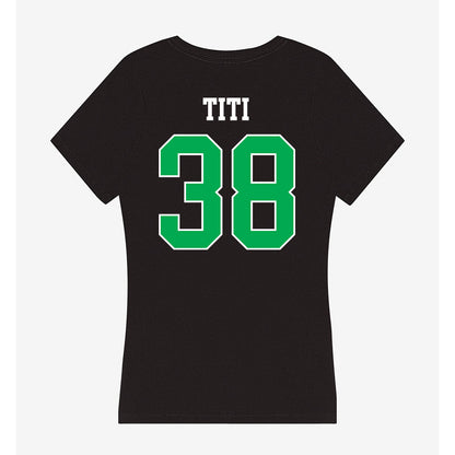 Marshall - NCAA Softball : Tia Titi - Women's V-Neck T-Shirt-1