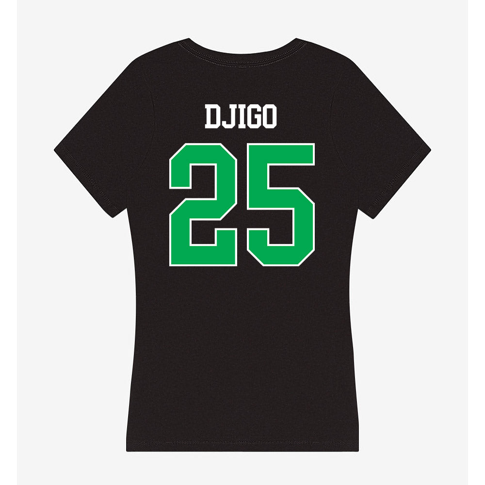 Marshall - NCAA Men's Basketball : Boubacar Djigo - Women's V-Neck T-Shirt-1