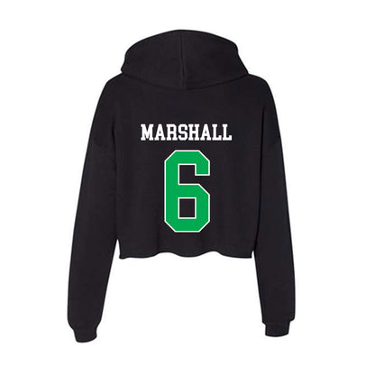 Marshall - NCAA Football : Jalen Marshall - Women's Crop Fleece Hoodie-1