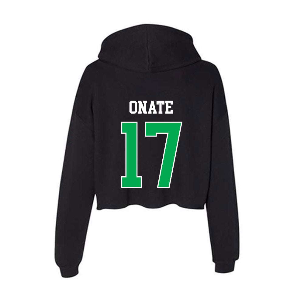 Marshall - NCAA Baseball : Mason Onate - Women's Crop Fleece Hoodie-1