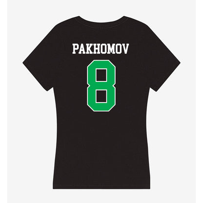 Marshall - NCAA Men's Soccer : Nikita Pakhomov - Women's V-Neck T-Shirt-1