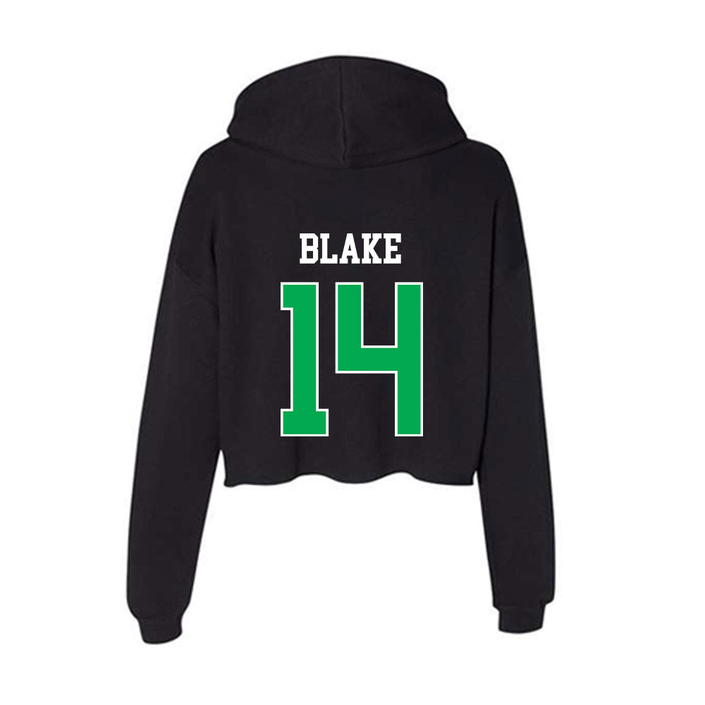 Marshall - NCAA Softball : Ava Blake - Women's Crop Fleece Hoodie-1