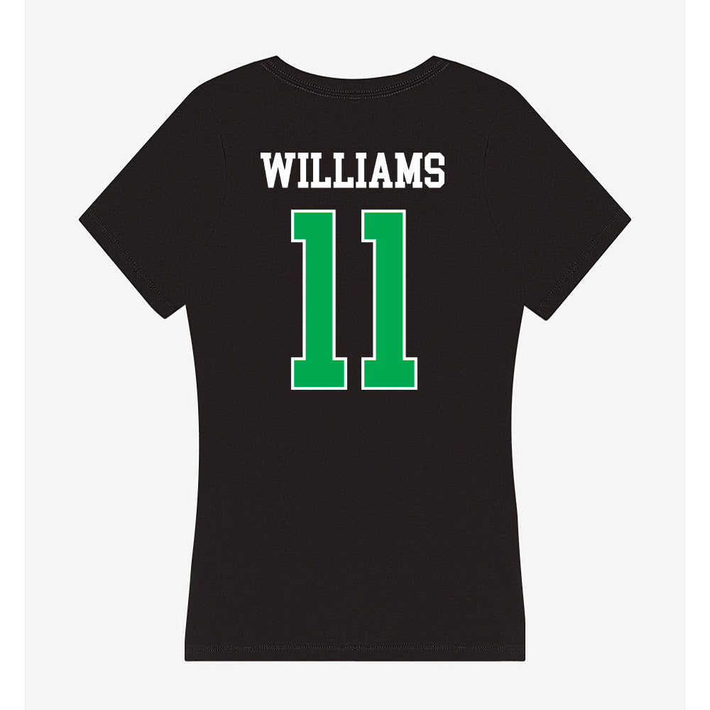 Marshall - NCAA Football : Drew Williams - Women's V-Neck T-Shirt-1