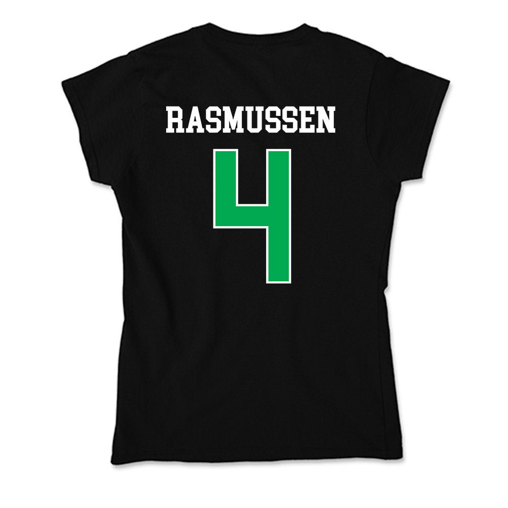 Marshall - NCAA Men's Basketball : Luke Rasmussen - Soft Style Women’s T-Shirt-1