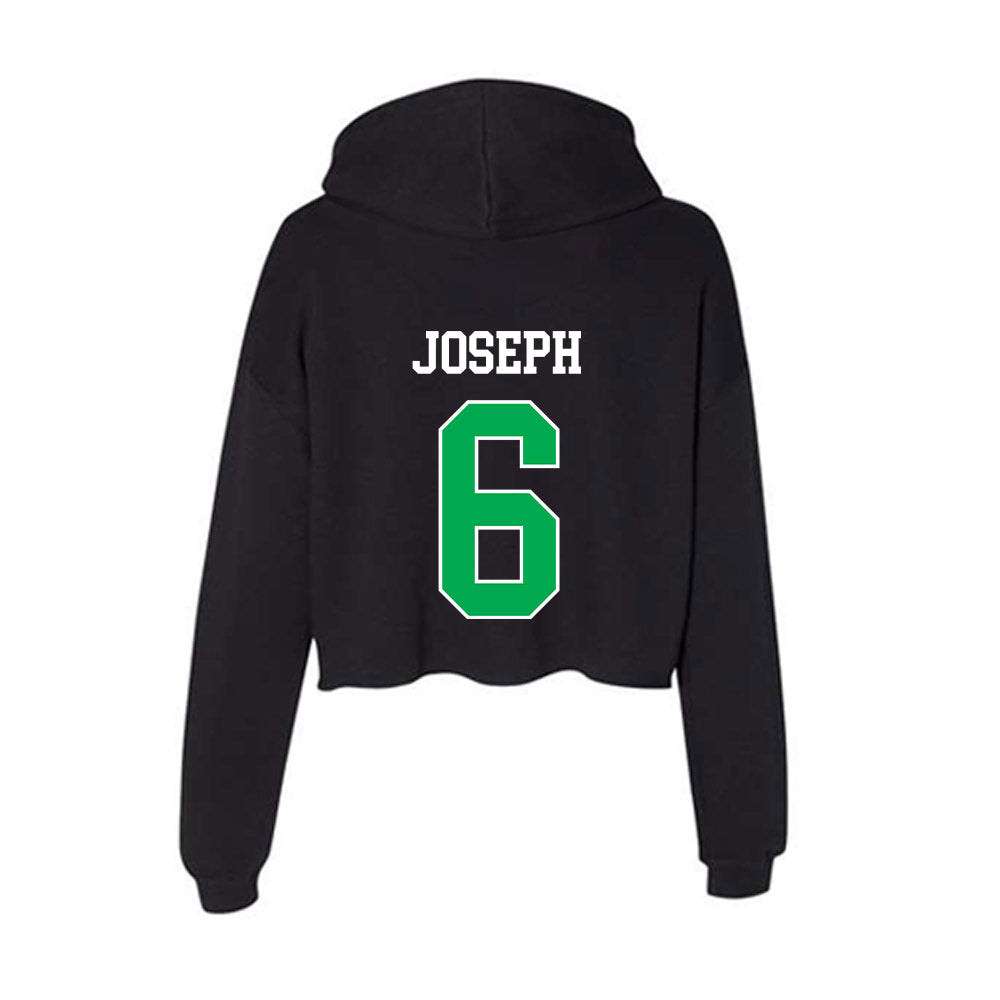 Marshall - NCAA Men's Basketball : Landen Joseph - Women's Crop Fleece Hoodie-1