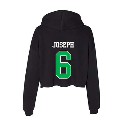 Marshall - NCAA Men's Basketball : Landen Joseph - Women's Crop Fleece Hoodie-1