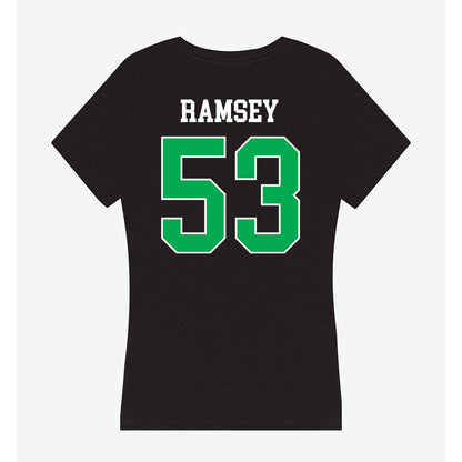 Marshall - NCAA Football : Mason Ramsey - Women's V-Neck T-Shirt-1