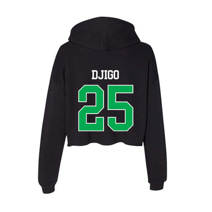 Marshall - NCAA Men's Basketball : Boubacar Djigo - Women's Crop Fleece Hoodie-1