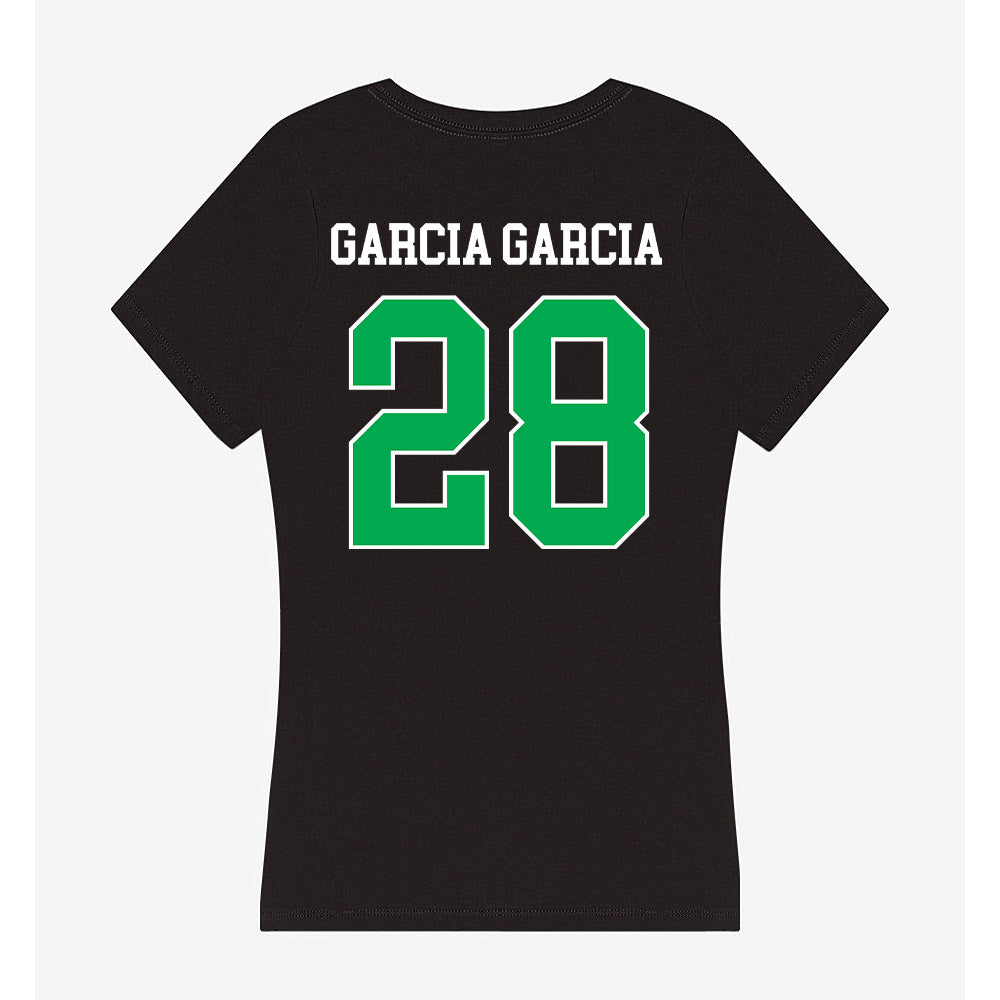 Marshall - NCAA Women's Soccer : marta garcia garcia - Women's V-Neck T-Shirt-1