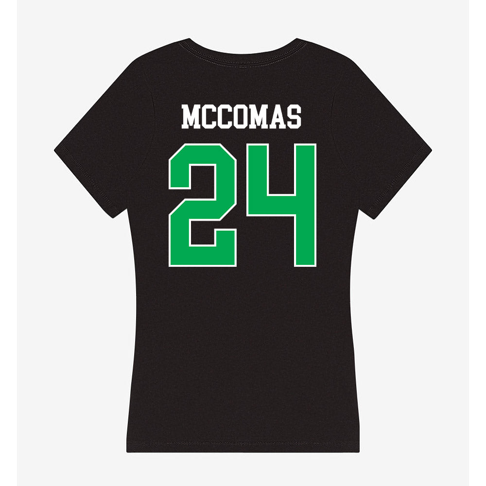 Marshall - NCAA Women's Soccer : Brooklyn McComas - Women's V-Neck T-Shirt-1