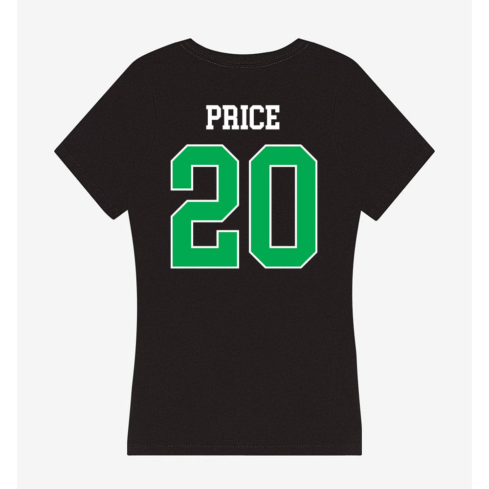 Marshall - NCAA Football : Judah Price - Women's V-Neck T-Shirt-1