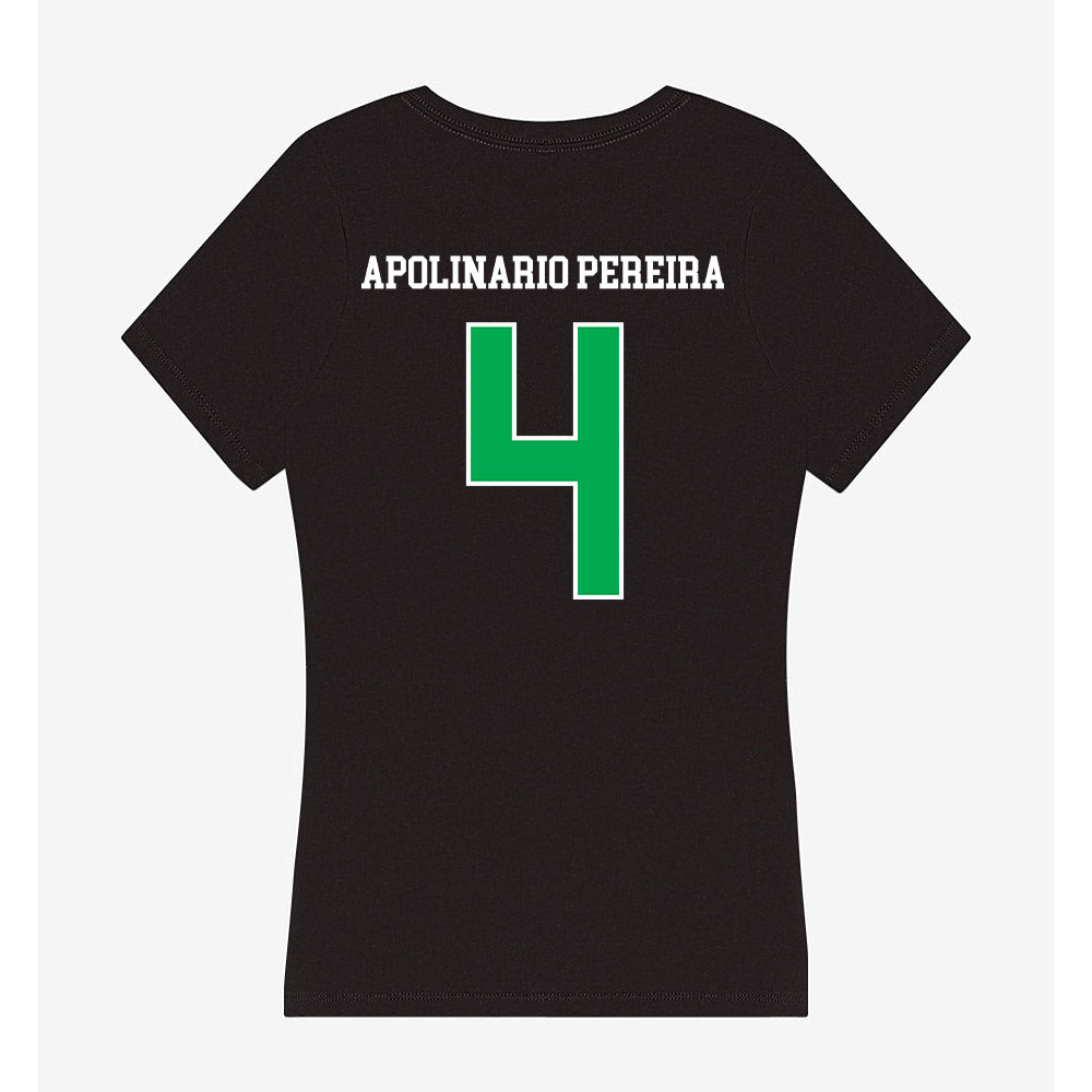 Marshall - NCAA Men's Soccer : Thiago Apolinario Pereira - Women's V-Neck T-Shirt-1