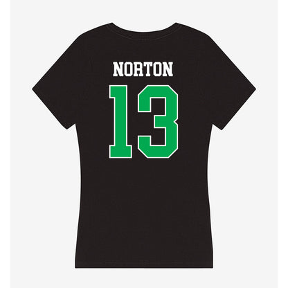 Marshall - NCAA Football : Adrian Norton - Women's V-Neck T-Shirt-1