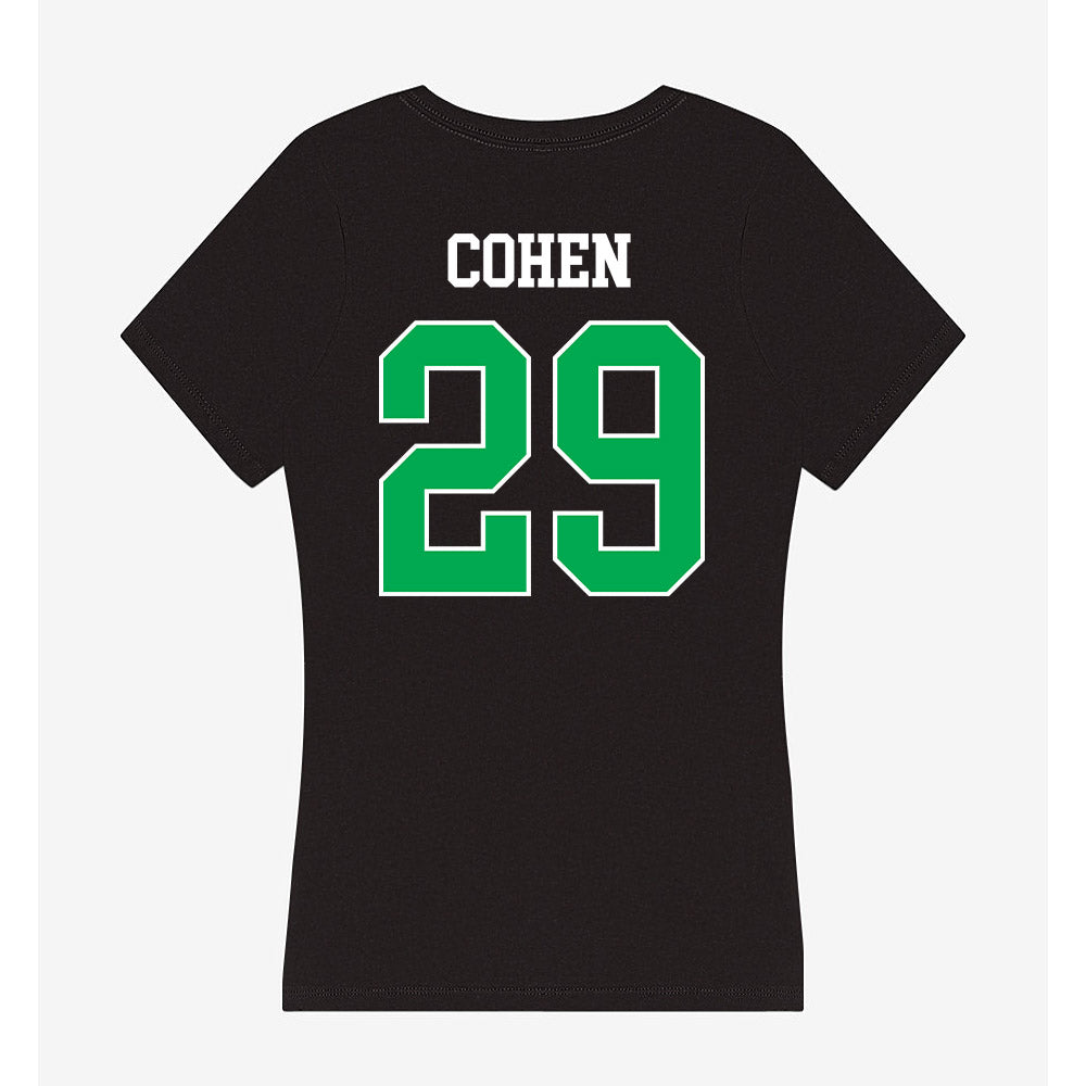 Marshall - NCAA Baseball : Ben Cohen - Women's V-Neck T-Shirt-1