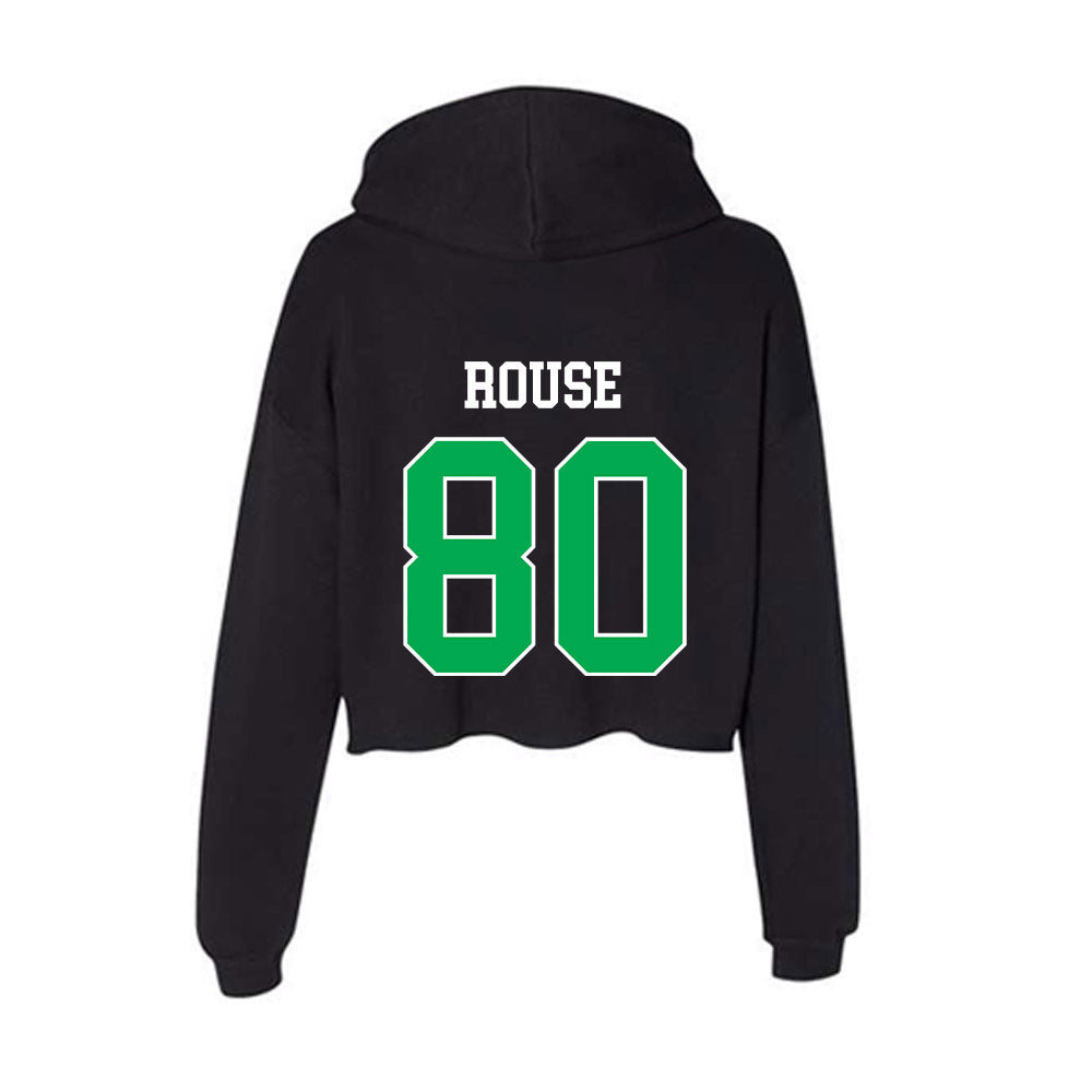 Marshall - NCAA Football : Shawn Rouse - Women's Crop Fleece Hoodie-1