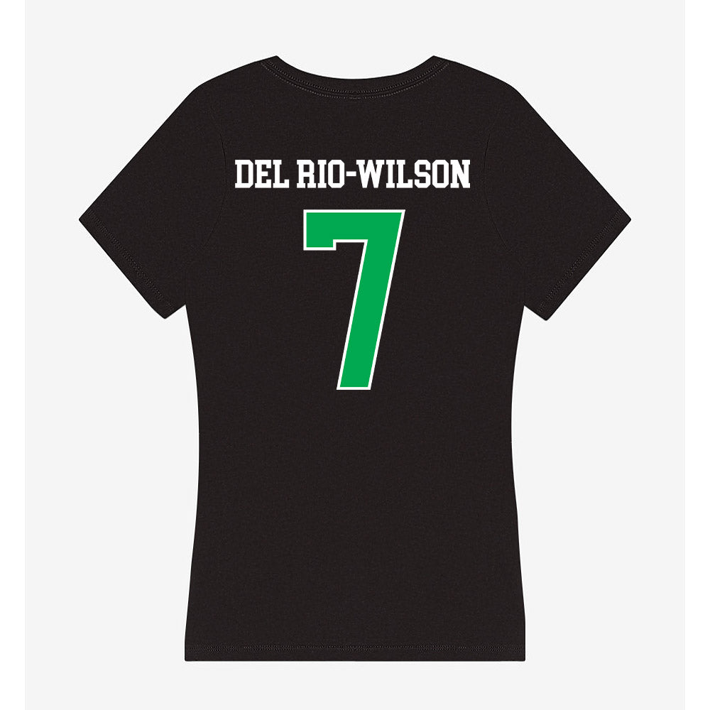 Marshall - NCAA Football : Carlos Del Rio-Wilson - Women's V-Neck T-Shirt-1