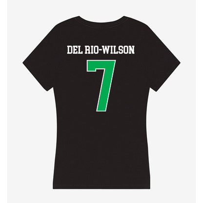 Marshall - NCAA Football : Carlos Del Rio-Wilson - Women's V-Neck T-Shirt-1