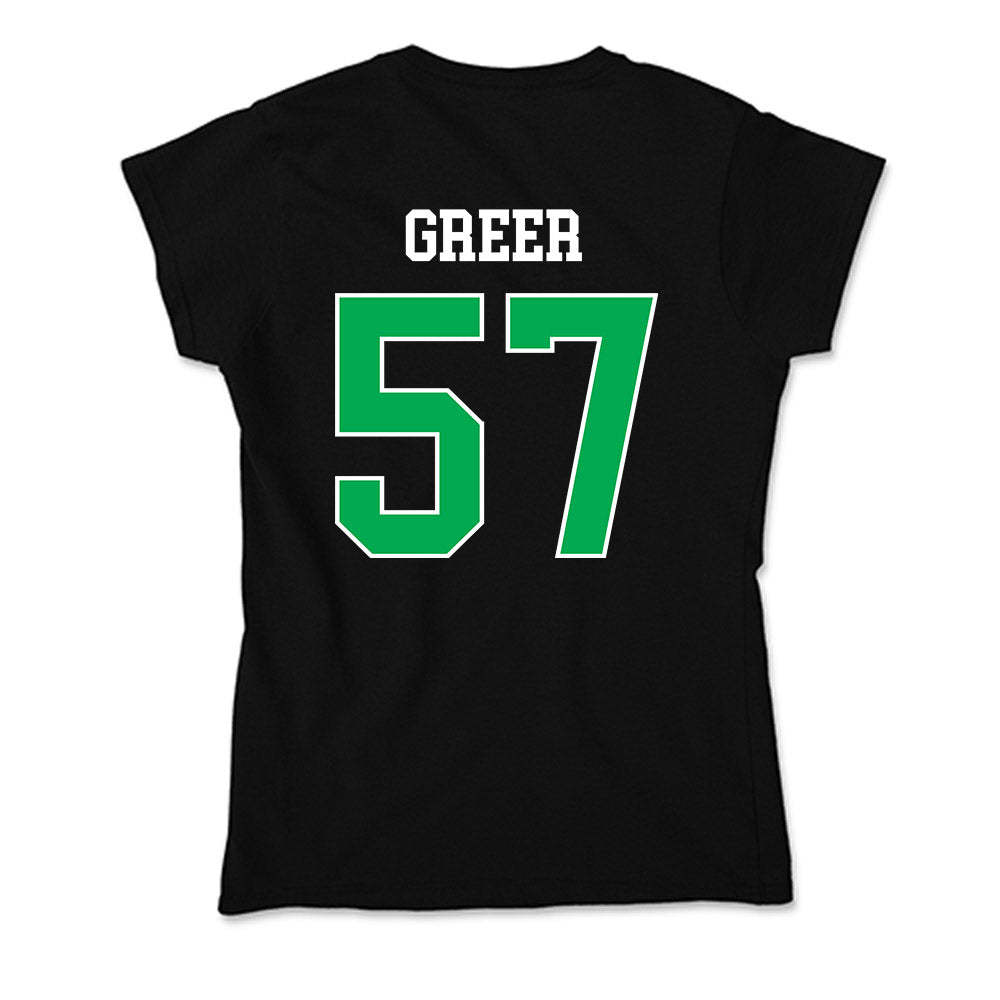 Marshall - NCAA Football : Logan Greer - Soft Style Women’s T-Shirt-1