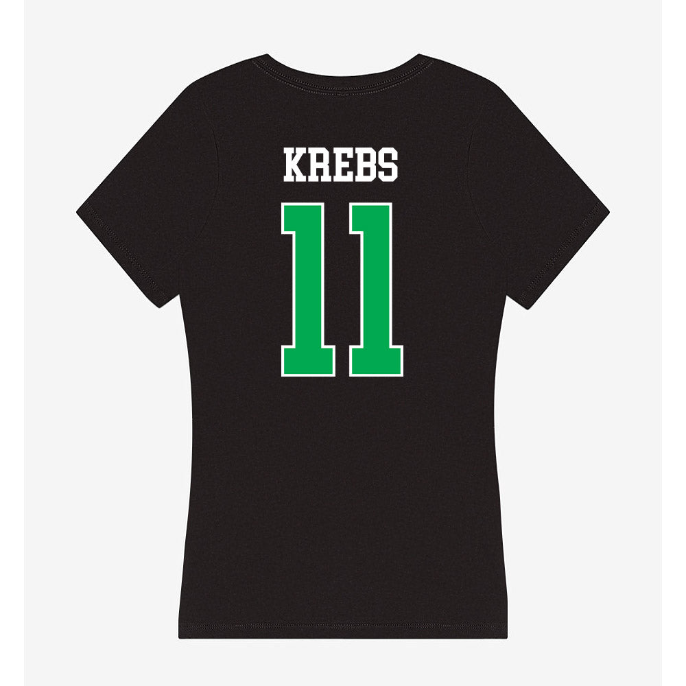 Marshall - NCAA Baseball : Charlie Krebs - Women's V-Neck T-Shirt-1