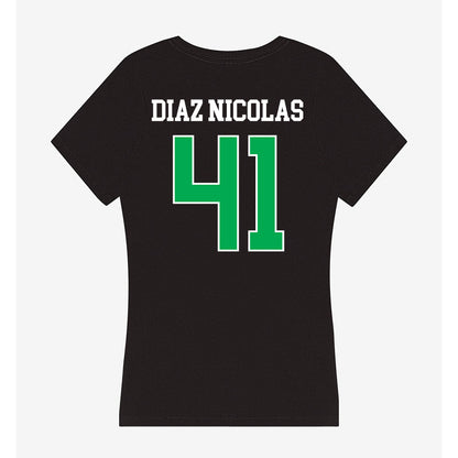 Marshall - NCAA Football : Jorge Diaz Nicolas - Women's V-Neck T-Shirt-1