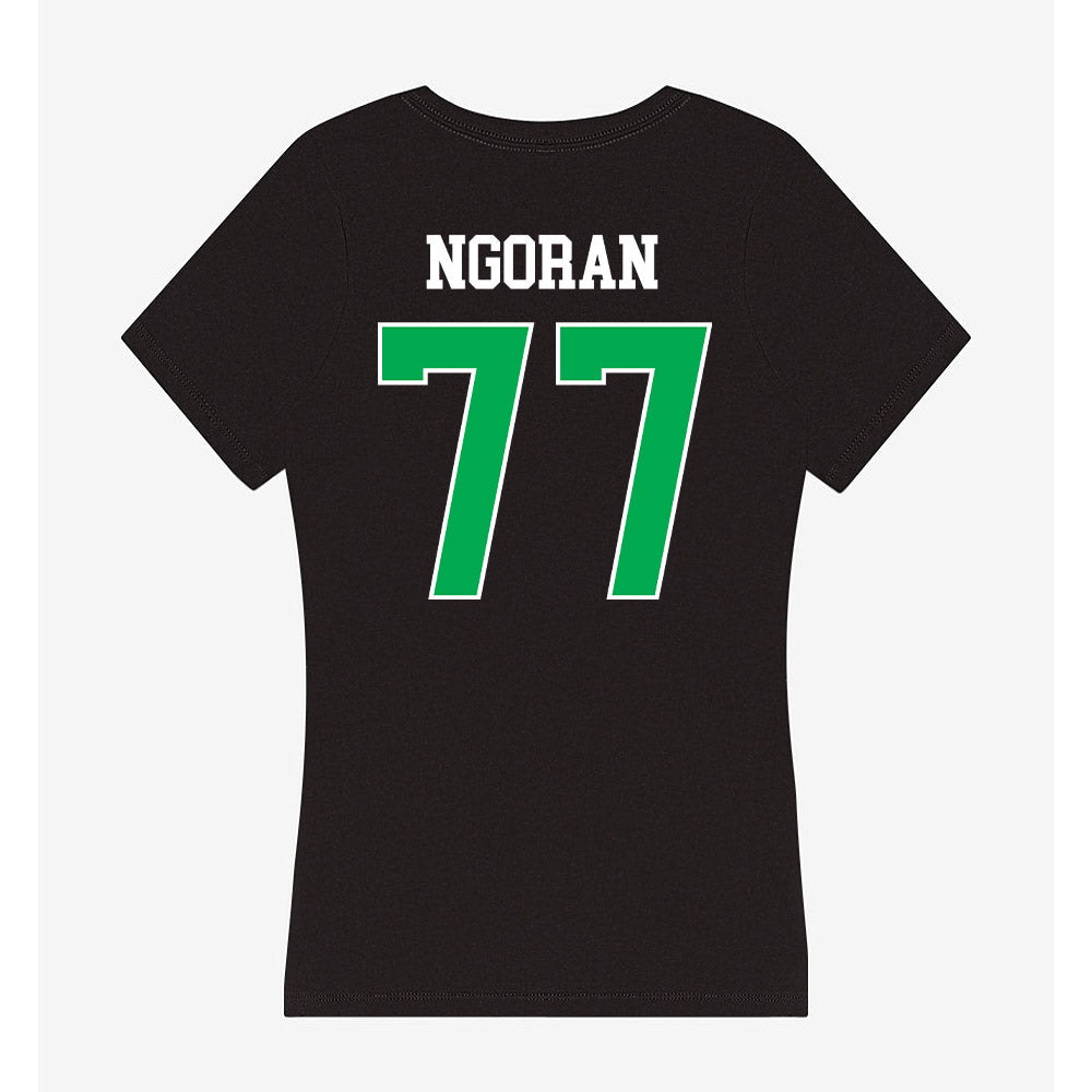 Marshall - NCAA Men's Soccer : Adam NGoran - Women's V-Neck T-Shirt-1