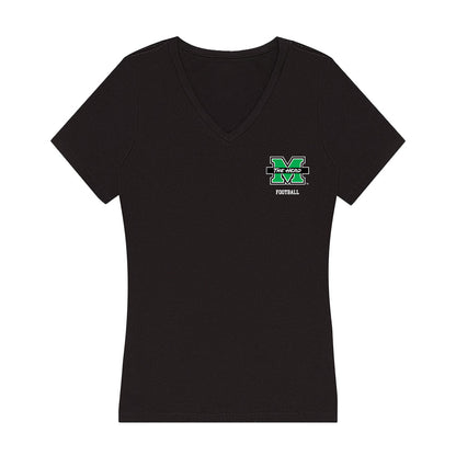 Marshall - NCAA Football : Philipp Davis - Women's V-Neck T-Shirt-0