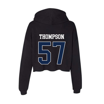 BU - NCAA Football : Max Thompson - Women's Crop Fleece Hoodie-1