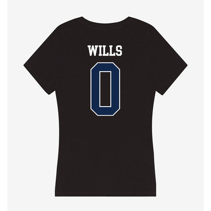 Butler - NCAA Women's Basketball : Laniah Wills - Women's V-Neck T-Shirt-1