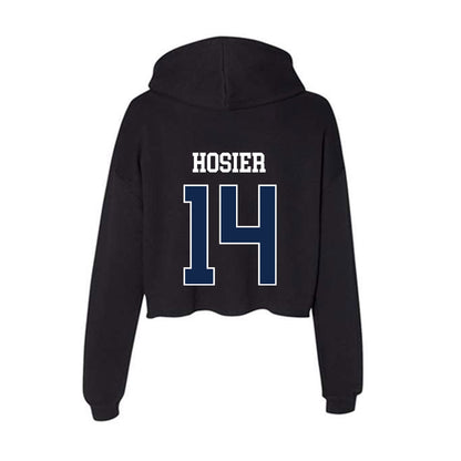 Butler - NCAA Men's Soccer : Charlie Hosier - Women's Crop Fleece Hooded Sweatshirt-1