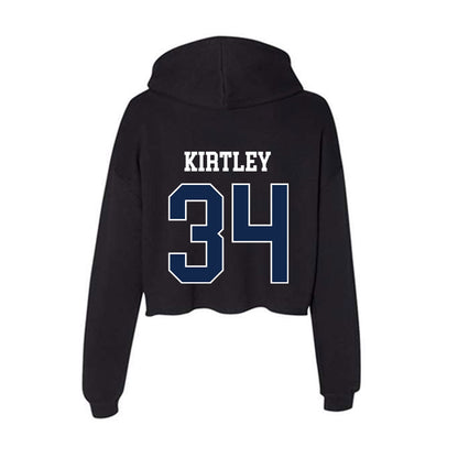 Butler - NCAA Women's Lacrosse : Ryan Kirtley - Women's Crop Fleece Hooded Sweatshirt-1